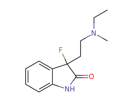 3-[2-(N-ethyl-N-methylamino)ethyl]-3-fluoro-2-oxoindole