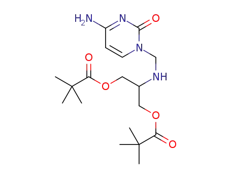 4-(amino)-1-[N-(1,3-dipivaloyloxyprop-2-yl)acetylaminomethyl]-1H-pyrimidin-2-one