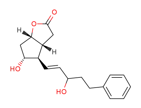 (3aR,4R,5R,6aS)-5-hydroxy-4-((E)-3-hydroxy-5-phenylpent-1-enyl)hexahydro-2H-cyclopenta[b]furan-2-one