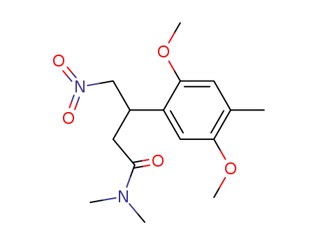 3-(2,5-Dimethoxy-4-methylphenyl)-N,N-dimethyl-4-nitrobutyramid