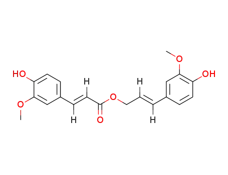 (E,E)-3-(4-hydroxy-3-methoxyphenyl)allyl 3-(4-hydroxy-3-methoxyphenyl)acrylate