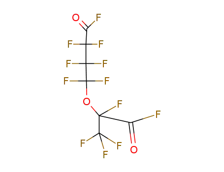 Molecular Structure of 19190-57-9 (PERFLUORO(2-METHYL-3-OXAHEPTANEDIOYL)FLUORIDE)