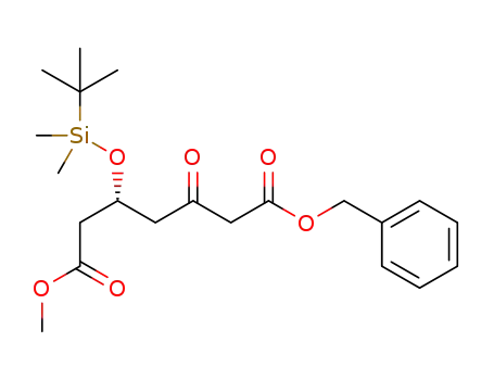 (R)-1-benzyl 7-methyl 5-(tert-butyldimethylsilyloxy)-3-oxoheptanedioate