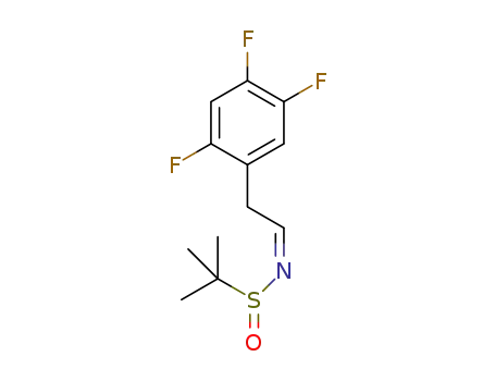 2-methylpropane-2-sulfinic acid [2-(2,4,5-trifluorophenyl)-eth-(Z)-ylidene]amide