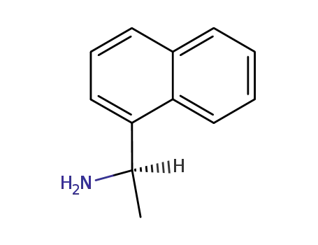 Molecular Structure of 3886-70-2 ((R)-(+)-1-(1-Naphthyl)ethylamine)