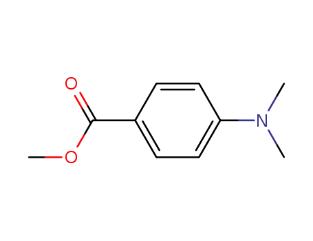 Molecular Structure of 1202-25-1 (METHYL 4-DIMETHYLAMINOBENZOATE)