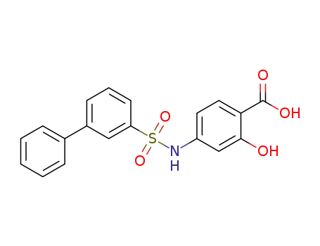 4-[(biphenyl-3-ylsulfonyl)amino]-2-hydroxybenzoic acid