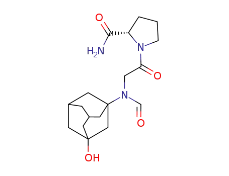 1-[N-formyl-N-(3-hydroxy-1-adamantyl)aminoacetyl]pyrrolidine-2-amide