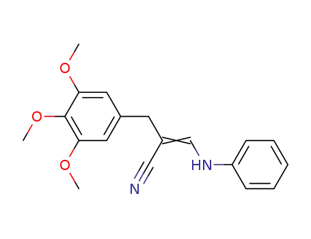3-(Phenylamino)-2-(3,4,5-trimethoxybenzyl)acrylonitrile