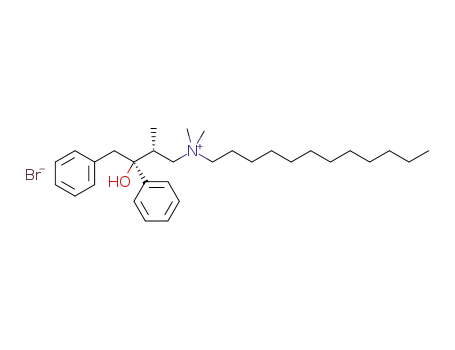 (+)-(2R,3S)-N-(3-hydroxy-2-methyl-3,4-diphenylbutyl)-N,N-dimethyldodecan-1-ammonium bromide