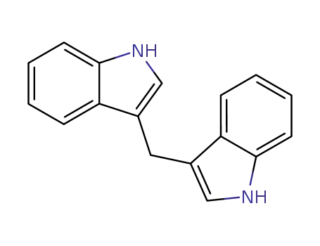 Molecular Structure of 1968-05-4 (3,3'-Diindolylmethane)