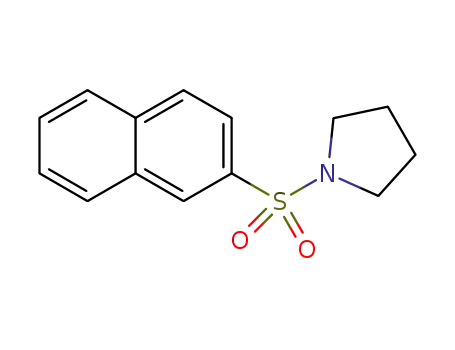 Molecular Structure of 111659-88-2 (1-(2-naphthylsulfonyl)pyrrolidine)