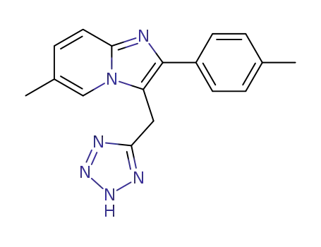 3-((2H-tetrazol-5-yl)methyl)-6-methyl-2-p-tolylimidazo[1,2-a]pyridine
