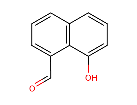 Molecular Structure of 35689-26-0 (8-Hydroxynaphthalene-1-carboxaldehyde)