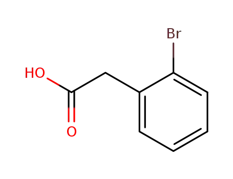 Molecular Structure of 18698-97-0 (2-Bromophenylacetic acid)