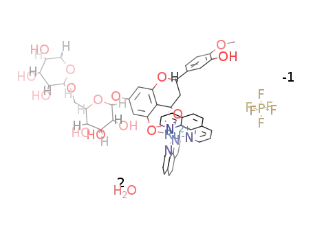 cis-[Ru(1,10-phenanthroline)2(hesperidin)](PF6)*2H2O