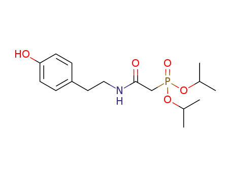 diisopropyl (2-((4-hydroxyphenethyl)amino)-2-oxoethyl)phosphonate