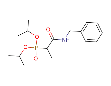 diisopropyl (1-(benzylamino)-1-oxopropan-2-yl)phosphonate