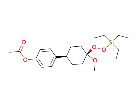 4-[4-methoxy-4-(triethylsilylperoxy)cyclohexyl]phenyl acetate