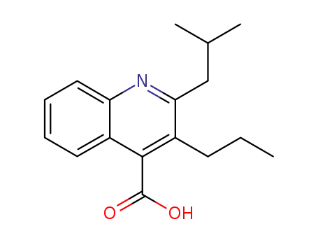2-isobutyl-3-propyl-quinoline-4-carboxylic acid