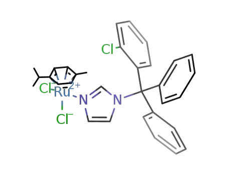 [(η6-p-cymene)RuCl2(clotrimazole)]