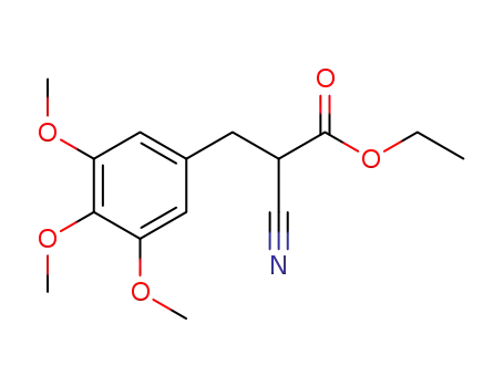 2-cyano-3-(3,4,5-trimethoxy-phenyl)propionic acid ethyl ester