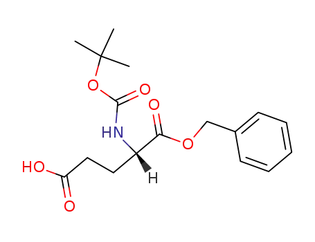 Molecular Structure of 30924-93-7 (Boc-L-Glutamic acid 1-benzyl ester)