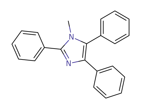 Molecular Structure of 22397-44-0 (1H-Imidazole, 1-methyl-2,4,5-triphenyl-)