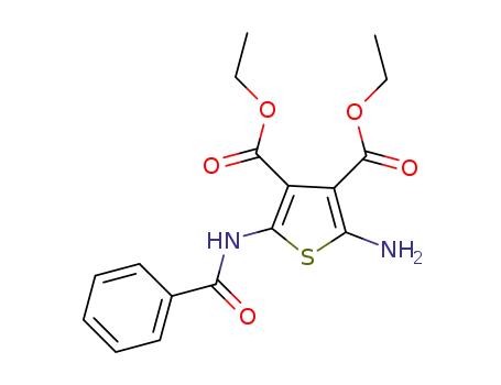 diethyl 2-amino-5-benzamidothiophene-3,4-dicarboxylate