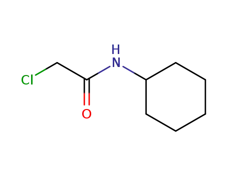 Molecular Structure of 23605-23-4 (2-CHLORO-N-CYCLOHEXYL-ACETAMIDE)