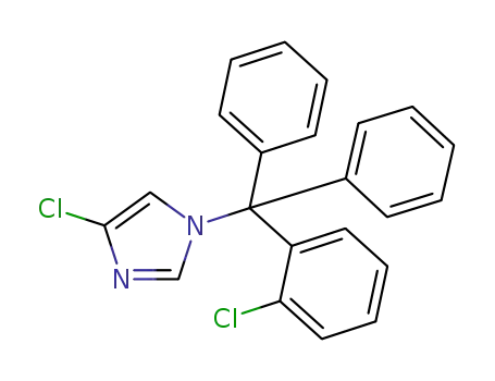 4-chloro-1-((2-chlorophenyl)diphenylmethyl)-1H-imidazole