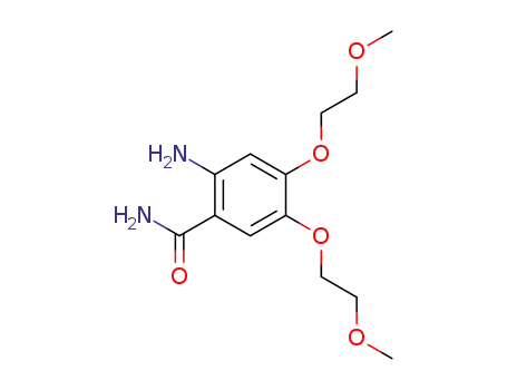 2-amino-4,5-bis(2-methoxyethyloxy)benzamide