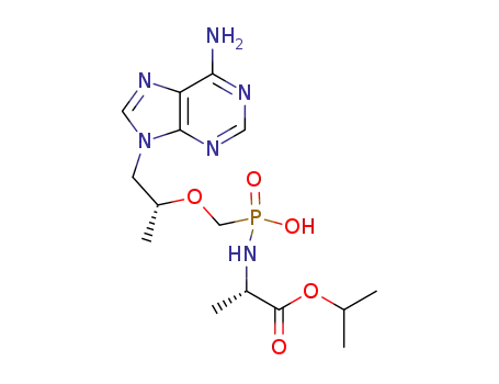 P-{[(1R)-2-(6-amino-9H-purin-9-yl)-1-methylethoxy]methyl}-N-[(1S)-1-methyl-2-(1-methylethoxy)-2-oxoethyl]phosphonamidic acid