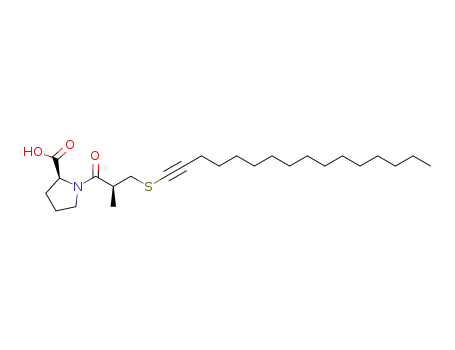 (S)-1-((S)-3-(hexadec-1-yn-1-ylthio)-2-methylpropanoyl)pyrrolidine-2-carboxylic acid