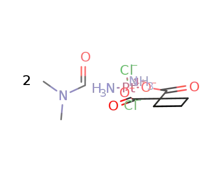 cis,trans-[Pt(1,1-cyclobutane-dicarboxylate)(NH3)2Cl2]*2DMF