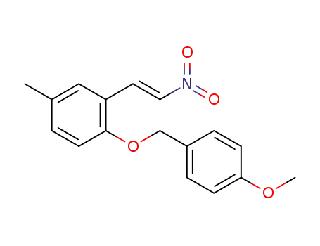 (E)-1-((4-methoxybenzyl)oxy)-4-methyl-2-(2-nitrovinyl)benzene