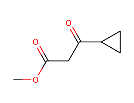 Molecular Structure of 32249-35-7 (Methyl 3-cyclopropyl-3-oxopropionate)