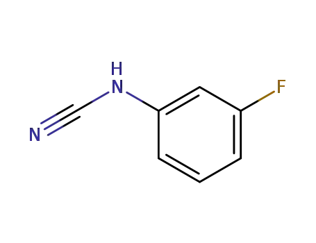 Molecular Structure of 14213-18-4 (Cyanamide, (3-fluorophenyl)-)