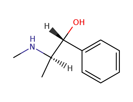 Molecular Structure of 321-97-1 ((-)-Pseudoephedrine)