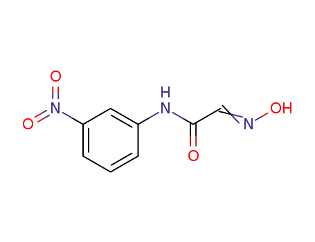 Molecular Structure of 17122-61-1 ((2E)-2-(HYDROXYIMINO)-N-(3-NITROPHENYL)ACETAMIDE)