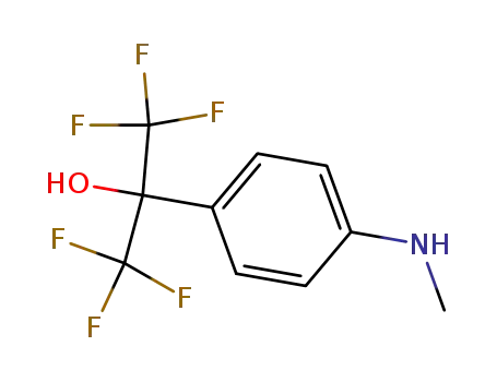 N-methyl-4-[2,2,2-trifluoro-1-hydroxy-1-(trifluoromethyl)ethyl]aniline