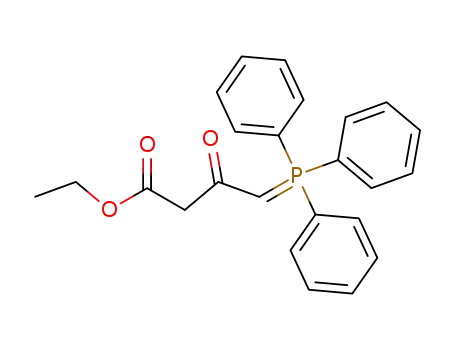 Molecular Structure of 13148-05-5 (ETHYL 3-OXO-4-(TRIPHENYLPHOSPHORANYLIDENE)BUTYRATE)