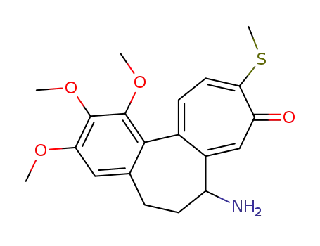 7-amino-1,2,3-trimethoxy-10-methylsulfanyl-6,7-dihydro-5H-benzo[a]-heptalen-9-one