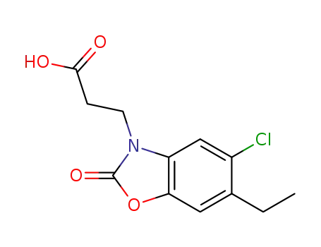 3-(5-chloro-6-ethyl-2-oxo-2,3-dihydro-1,3-benzoxazol-3-yl)propanoic acid