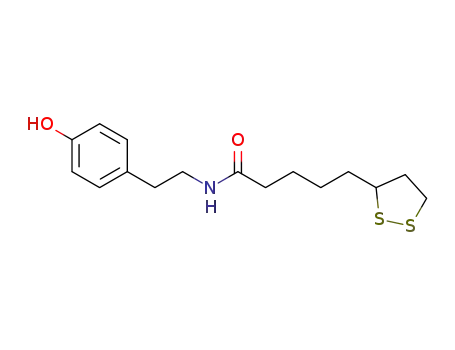 5-(1,2-dithiolan-3-yl)-N-(4-hydroxyphenethyl)pentanamide