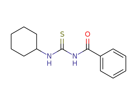 Molecular Structure of 4921-92-0 (Benzamide, N-[(cyclohexylamino)thioxomethyl]-)