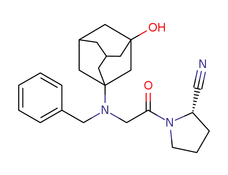 (S)-1-{2-[benzyl(3-hydroxyadamantan-1-yl)amino]acetyl}pyrrolidine-2-carbonitrile