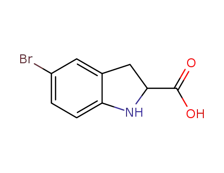 5-bromoindoline-2-carboxylic acid