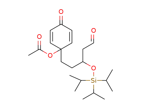 4-oxo-1-(5-oxo-3-((triisopropylsilyl)oxy)pentyl)cyclohexa-2,5-dien-1-yl acetate