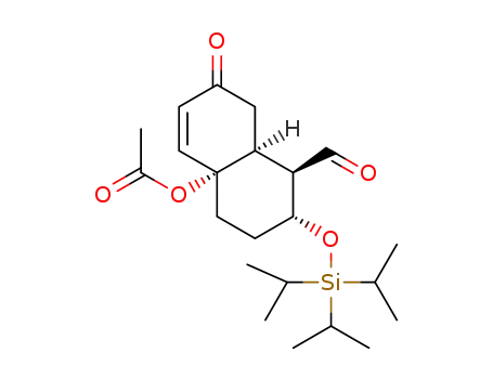 (1R,2R,4aR,8aS)-1-formyl-7-oxo-2-((triisopropylsilyl)oxy)-1,2,3,4,4a,7,8,8a-octahydronaphthalen-4a-yl acetate